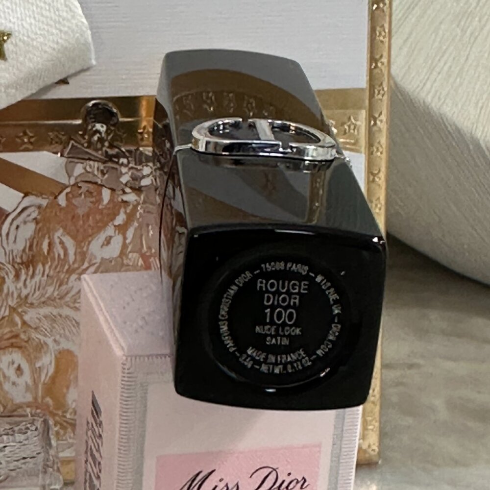 Dior gift set Rouge Dior lipstick 100 Nude Look Miss Dior Blooming Bouquet - Picture 8 of 9